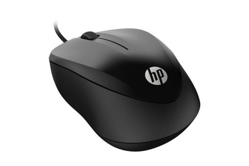 Mouse HP Wired Mouse 1000, 1200 dpi, negru - imagine 3
