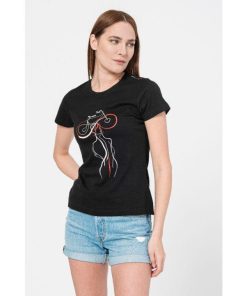 TSHIRT CASUAL F DOAMNA CU... BLACK-XS