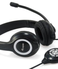 Casti Head-band Equip Stereo USB Headset, Wired, Negru - imagine 4