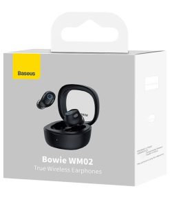 Casti In-ear Baseus Bowie WM02, Wireless, Negru - imagine 5