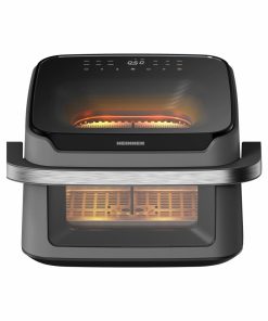 FRITEUZA DUBLA CU AER CALD HEINNER AirBake Revolution HAF-C10DB22GREY - imagine 2