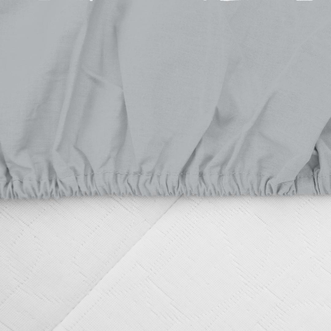 CEARCEAF PAT CU ELASTIC 90X200 CM GRI - imagine 4