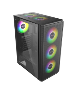 Carcasa PRO GAMING GHOST, RGB, Mid Tower, Black - imagine 2