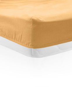CEARCEAF PAT CU ELASTIC 140X200 CM GALBEN PAL - imagine 3