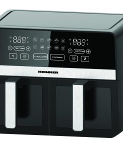 FRITEUZA DUBLA CU AER CALD HEINNER SIMCOOK HAF-K10DB24BK - imagine 2