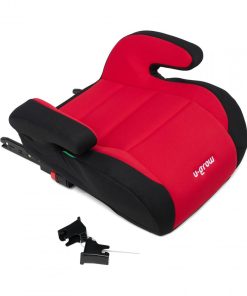 Inaltator auto 125-150, omologare R129 cu isofix , negru/rosu, U-Grow - imagine 4