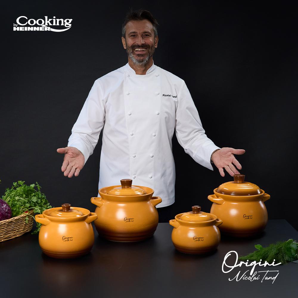 OALA CERAMICA CU CAPAC, 19x19.5 CM, 6 L, NICOLAI - imagine 14