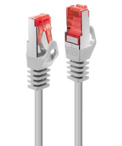 Cablu retea Lindy LY-47344, 2m Cat.6 S/FTP Cable, Grey - imagine 2