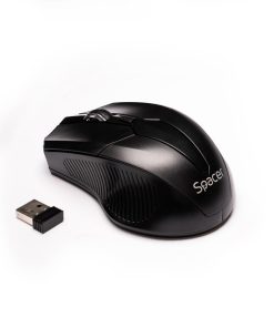 Mouse Wireless SPACER SPMO-W02, 1600 dpi, Negru
