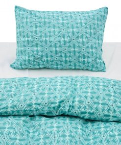 Set de pat single bumbac, 92 gsm, River - imagine 4