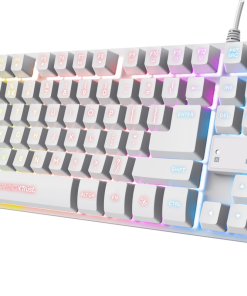 Tastatura Gaming Trust GXT 833W THADO, RGB, USB, Alb - imagine 2