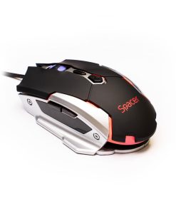 Mouse Gaming SPACER SPGM-PULSAR-LITE, 3200 - 3800 dpi, Multicolor