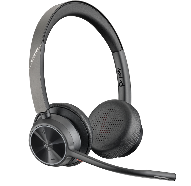 Casti Head-band HP Voyager 4320, Wireless, Negru - imagine 3