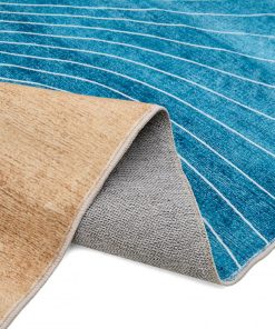 Covor printat, FLOW  160x230 cm, lavabil cu spate antialunecare, - imagine 2