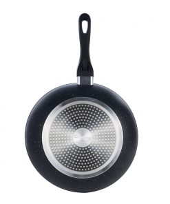 TIGAIE ALUMINIU WOK 30x8 CM , BLACK SAND, COOKING - imagine 2