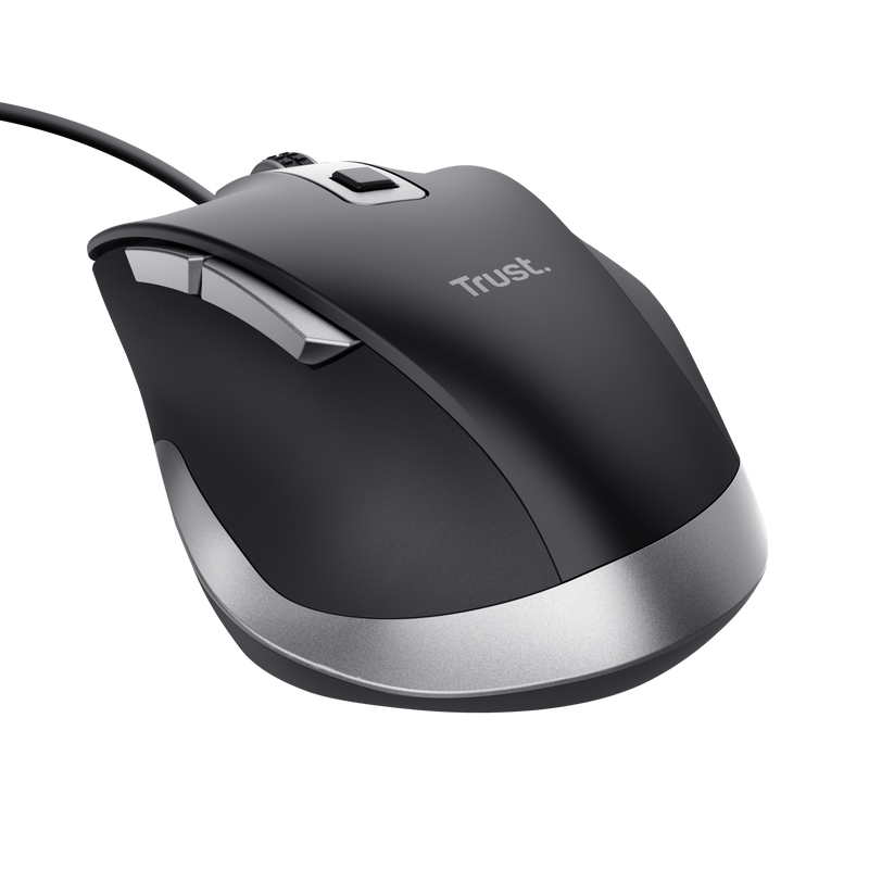Mouse Trust Fyda, 5000 DPI, Negru - imagine 4