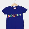 TRICOU  LOGO MULTICOLOR COPII  ROYAL BLUE-6