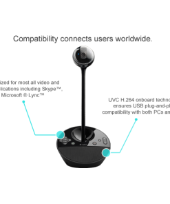 Camera Web Logitech BCC950 ConferenceCam, rezolutie video Full HD, USB - imagine 4