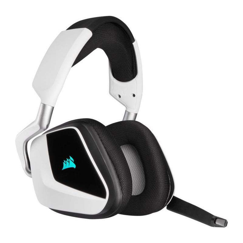 Casti Gaming Head-band CORSAIR VOID RGB ELITE Wireless, Wireless, Alb - imagine 4