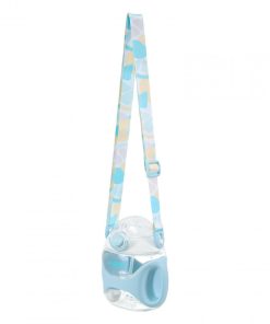 Sticla tritan cu pai si curea , 330 ml , - imagine 3