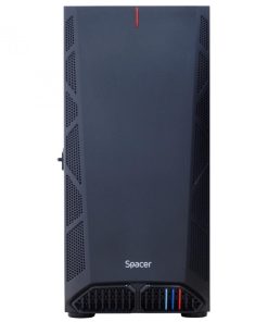 Carcasa SPACER Hunter, Mid Tower, Black - imagine 5