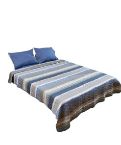 CUVERTURA MATLASATA 200X220 CM STRIPES - imagine 3