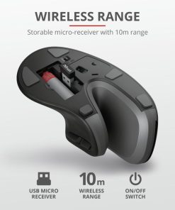 Mouse Wireless Trust Verro, 1600 dpi, Multicolor - imagine 5
