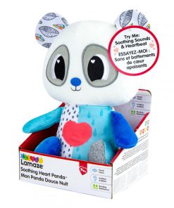 URSULET DE PLUS CU INIMA, LUMINI, SUNETE SI VIBRATII, LAMAZE - imagine 3