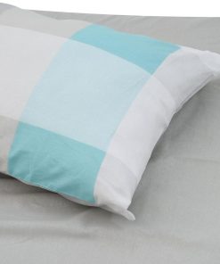 Set de pat king size bumbac,92gsm,Square - imagine 6