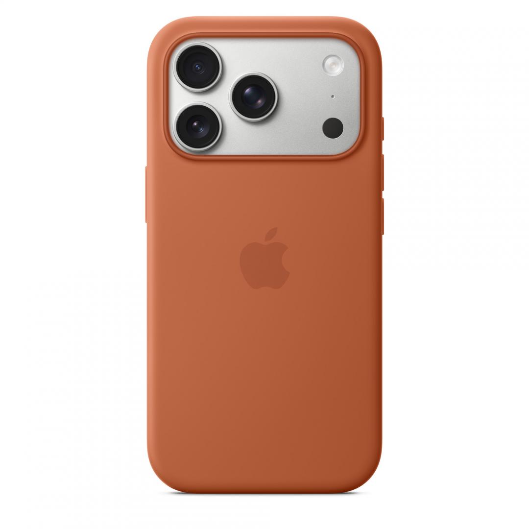 iPhone 17 Pro Silicone Case with MagSafe - Terra Cotta - imagine 3