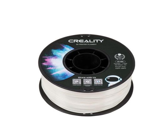 CREALITY CR-ABS 3D Printer Filament, white,temperatura printare: 220-260, Diametru Filament: - imagine 3