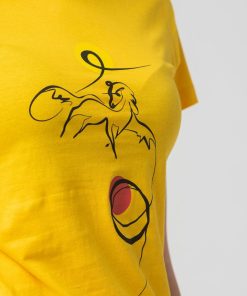 TSHIRT CASUAL F CAL PEGAS YELLOW-XL - imagine 6