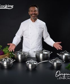 SEMIOALA INOX+CAPAC 20x11 CM, 3.3L, NICOLAI TAND, ORIGINI, COOKING BY - imagine 6