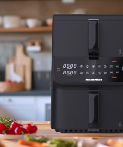 FRITEUZA DUBLA ETAJATA HEINNER InnovaCook HAF-C10DBS25BK - imagine 6