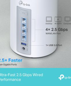 TP-LINK DECO BE65(2-PACK) Sistem Mesh WI-FI 7, BE9300, TRI-BAND, Standarde - imagine 4