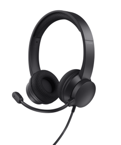 Casti Head-band Trust Ayda, Wired, noise-canceling, Negru - imagine 2