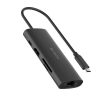 Hub USB A4TECH DST-80C, USB-C, 8 porturi, HDMI, Gri