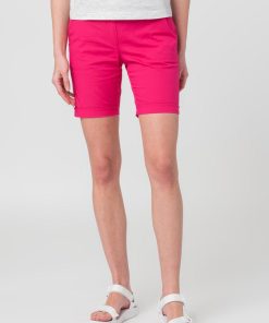 PANTALONI SCURT CASUAL FEMEI FUXIA XL - imagine 3