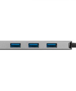 Hub USB TARGUS ACH226EU, USB-C, 4 porturi, Argintiu