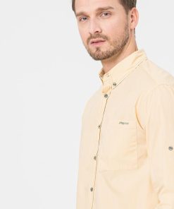 CAMASA CASUAL BARBATI BEIGE XXL - imagine 4