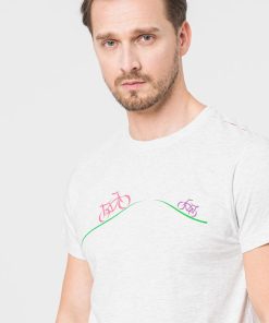 TRICOU CASUAL BICICLETE FAMILIE BARBATI LIGHT GREY-XL - imagine 3