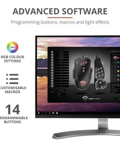 Mouse Gaming Trust GXT 970 Morfix, 10000 dpi, Negru - imagine 14