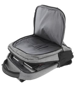 Rucsac laptop Tellur USB 15.6" Gri - imagine 4