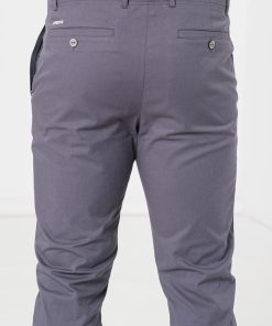 PANTALONI LUNG CASUAL BARBATI  GREY L - imagine 6