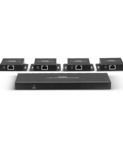 Lindy 50m Cat.6 4 Port HDMI & IR Splitter Extender - imagine 2
