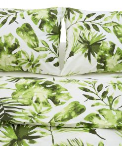 Set de pat king size bumbac, 144 TC,Palm - imagine 3