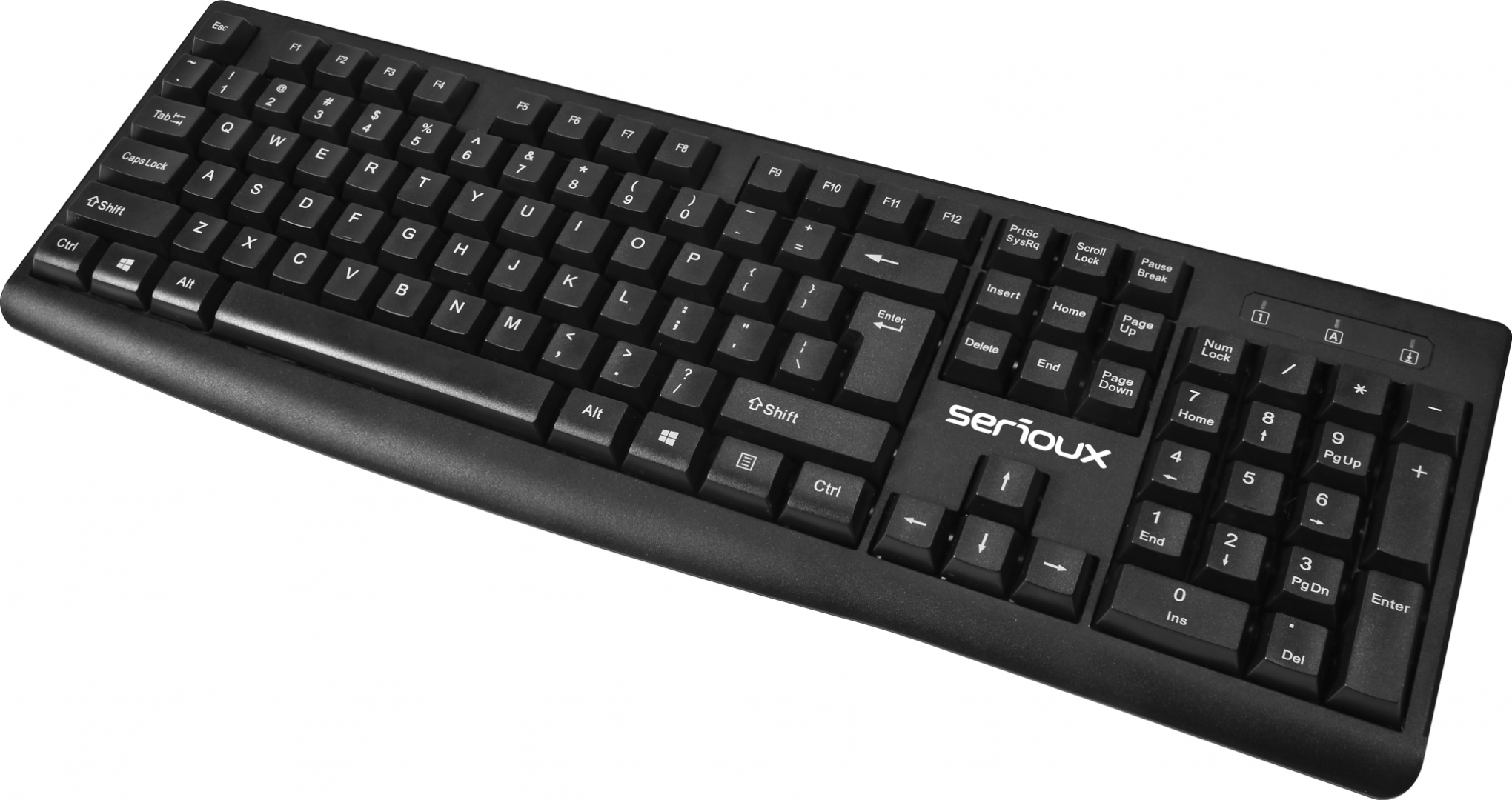Kit Serioux cu fir, Tastatura: interfata USB, 104 taste, material - imagine 6