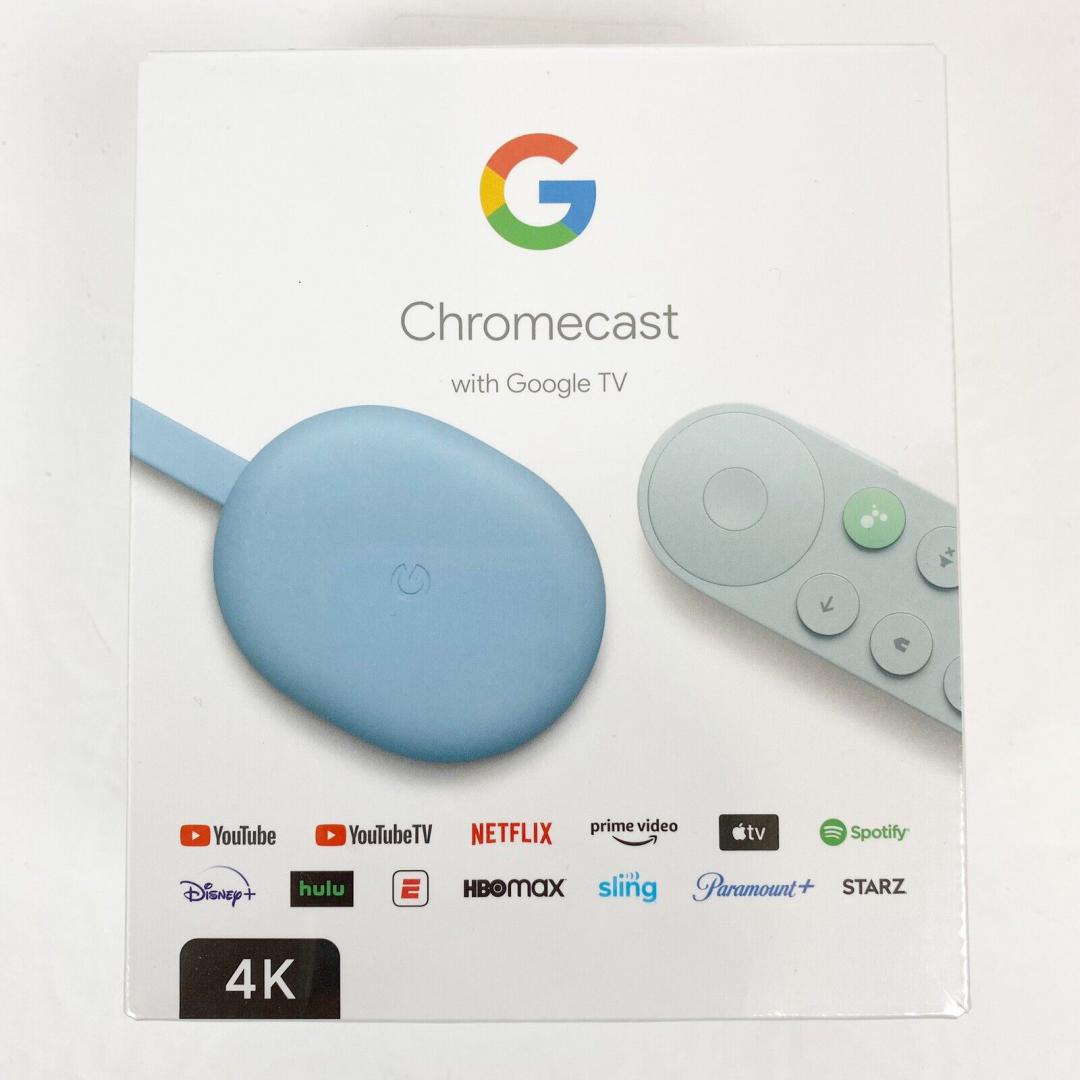 Google Chromecast TV, 4K, HDMI, Bluetooth, Wi-Fi, Blue - imagine 3