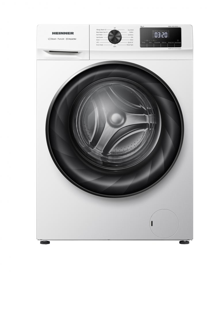 Masina de spalat rufe HEINNER HWM-H8014INVA+++, 8 kg, 1400 rpm,