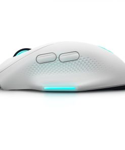 Mouse Gaming Wireless DELL AW620M, 26000 dpi, Lunar Light - imagine 4
